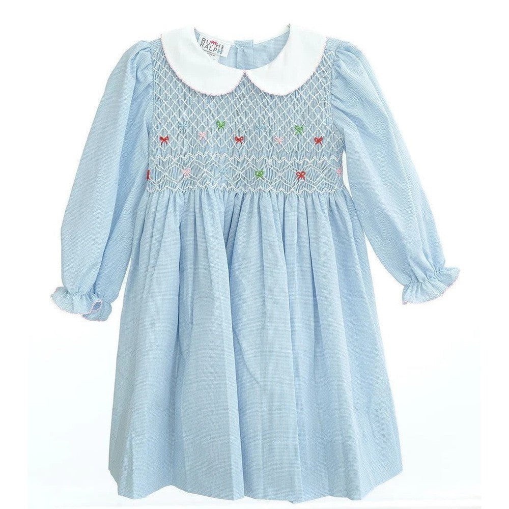Ruth & Ralph Holiday Funfetti Bows Dress